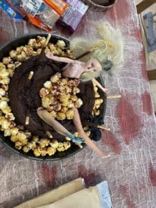Gâteau : Barbie pop corn